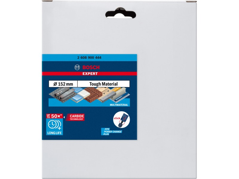 Žaga za izrezovanje lukenj Bosch EXPERT Multi Material Power Change Plus, 2608900444